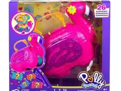 Set de joaca Polly Pocket Flamingo Pinata cu accesorii incluse