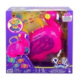 Set de joaca Polly Pocket Flamingo Pinata cu accesorii incluse